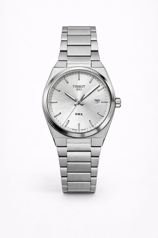 Minimalist Silver Dial Stainless Steel Watch – Classic Everyday Elegance