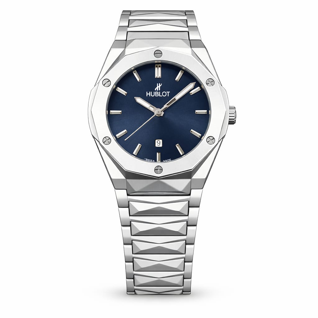 Luxury Blue Dial Stainless Steel Watch – Minimalist Premium Design