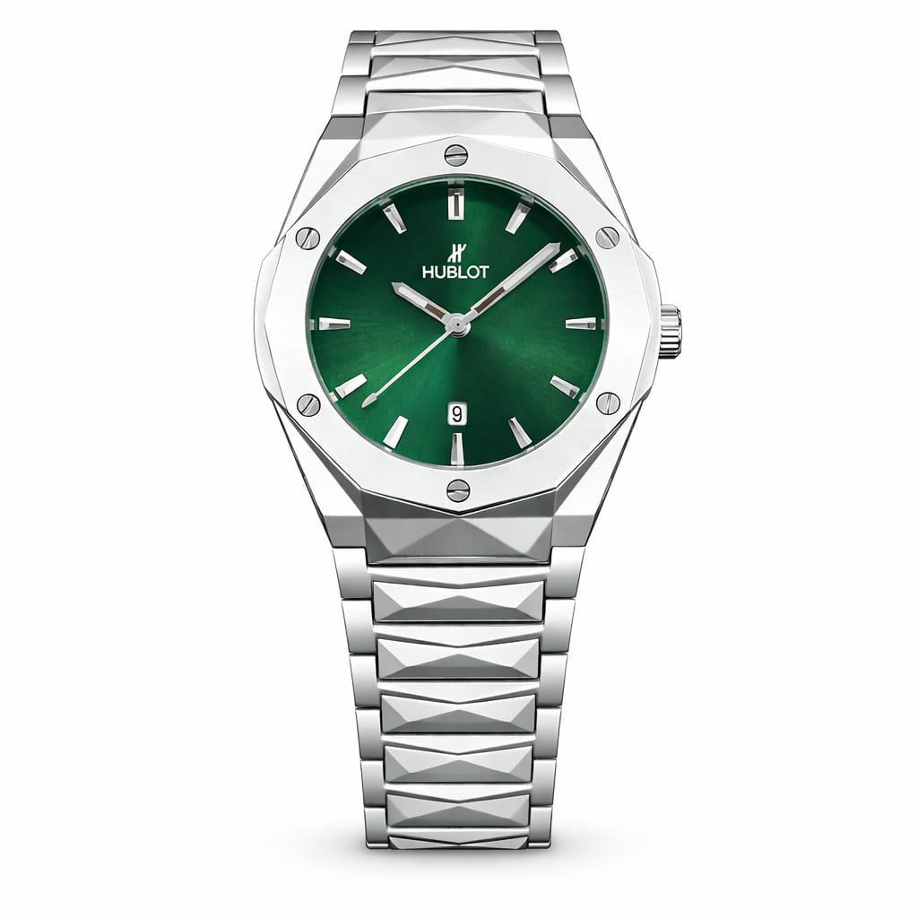 Luxury Green Chronograph Stainless Steel Watch – Premium Sports Design