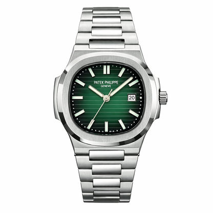 Premium Green Dial Men's Stainless Steel Luxury Watch