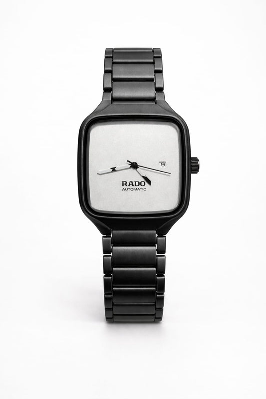 Rado Automatic Black Square Dial Luxury Watch for Men