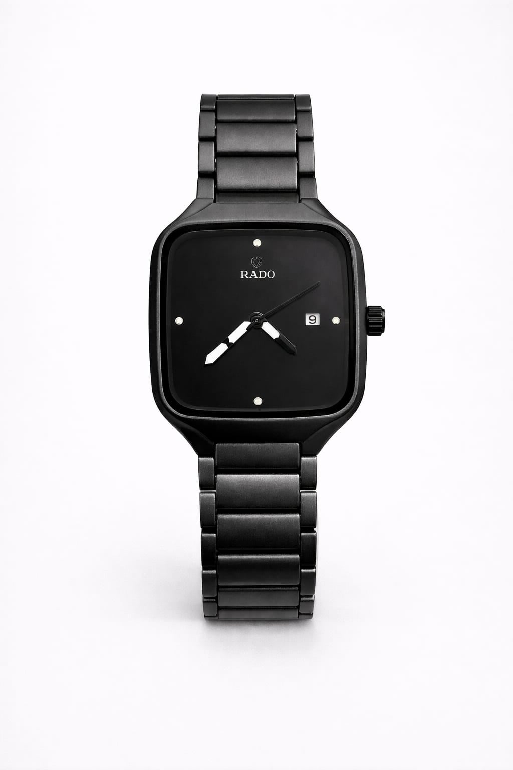 Rado Automatic All Black Square Watch – Luxury Edition