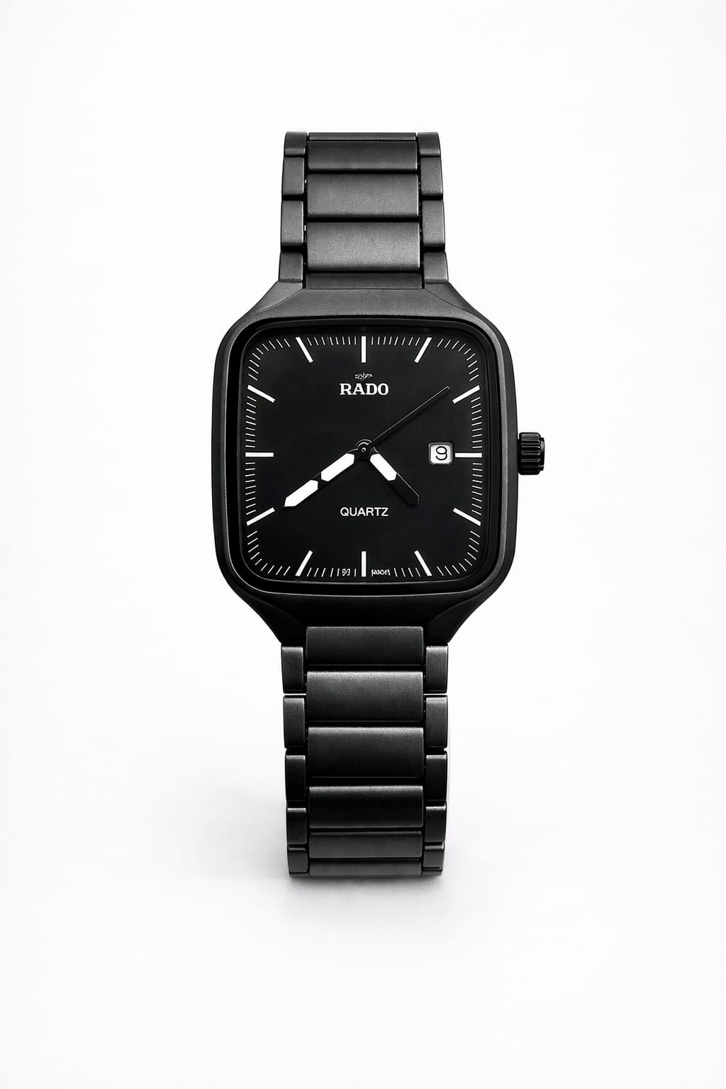 Rado Quartz All Black Square Watch – Premium Edition
